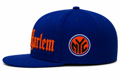 Harlem Embroidered Snapback Cap