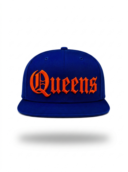 Queens Embroidered Snapback Cap