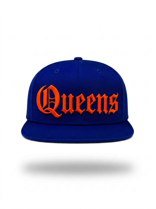 Queens Embroidered Snapback Cap
